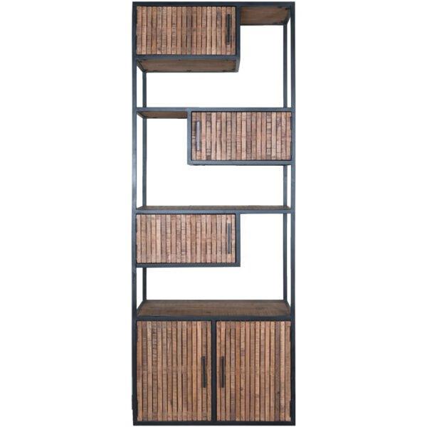 Kast Loek 210 x 80 cm – Bruin Mangohout - I Love Japandi